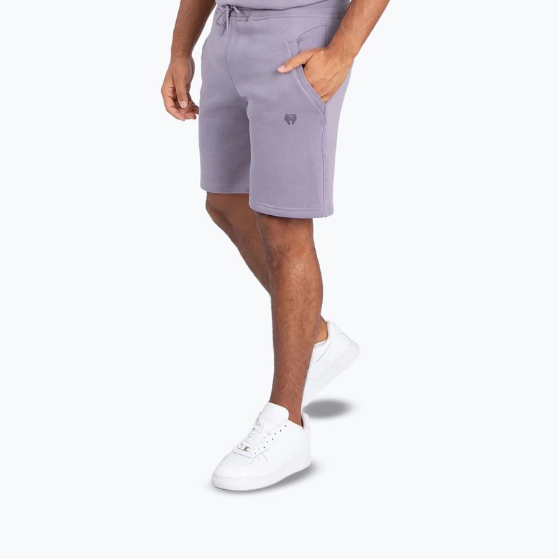Мъжки къси панталони Venum Silent Power Cotton лавандулено сиви