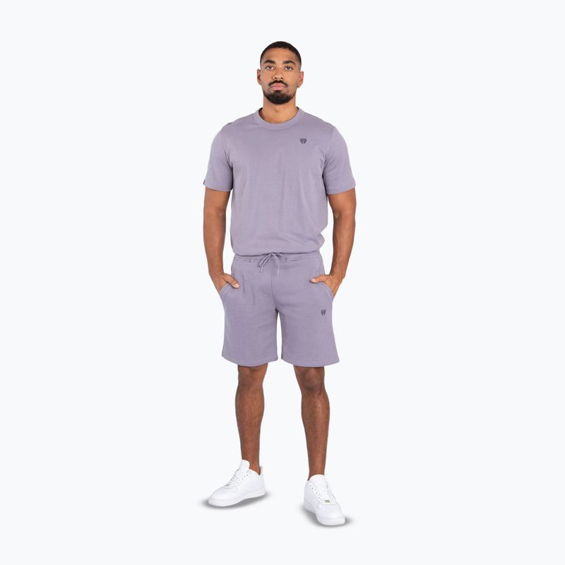 Мъжки къси панталони Venum Silent Power Cotton лавандулено сиви 2