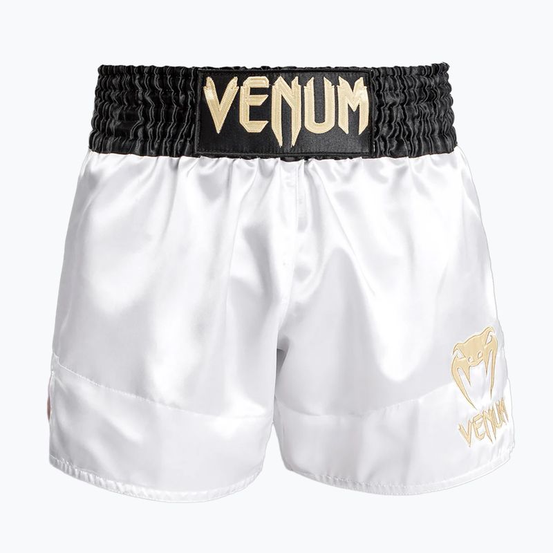 Мъжки тренировъчни шорти Venum Classic Muay Thai бяло/златно/черно