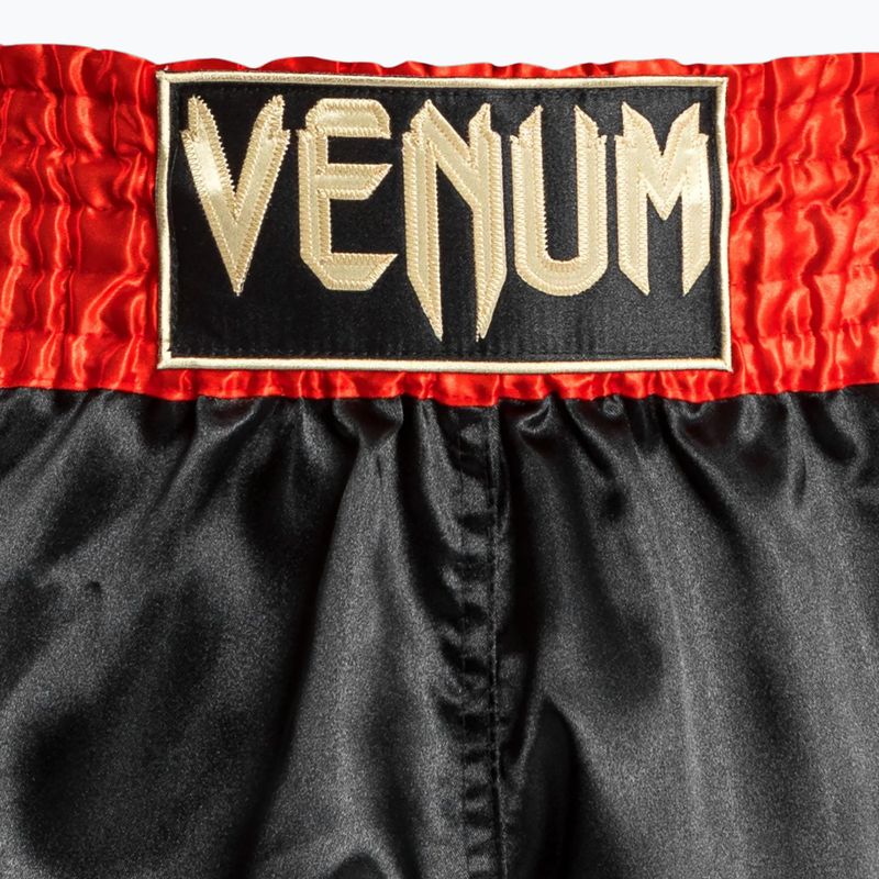 Мъжки шорти за тренировка Venum Classic Muay Thai red/black/gold 4