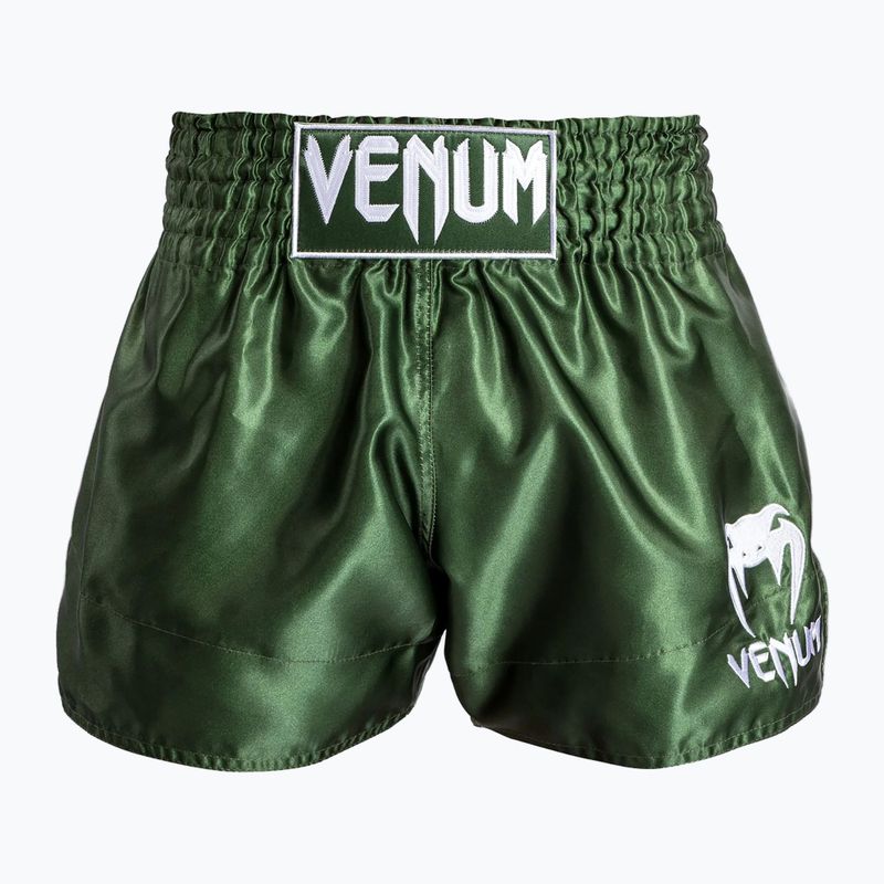 Мъжки шорти за тренировка Venum Classic Muay Thai khaki/white