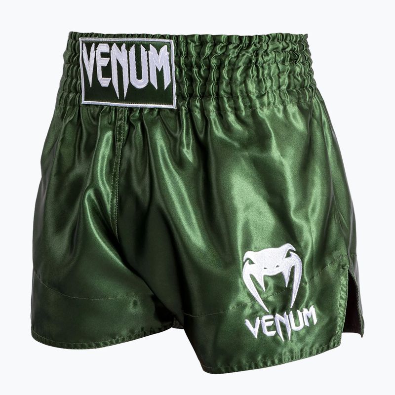 Мъжки шорти за тренировка Venum Classic Muay Thai khaki/white 3
