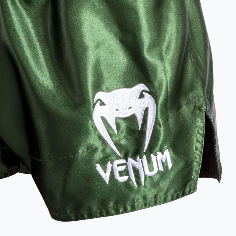Мъжки шорти за тренировка Venum Classic Muay Thai khaki/white 6