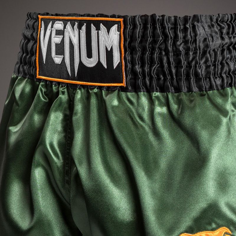 Мъжки шорти за тренировка Venum Classic Muay Thai green/gold/black 4