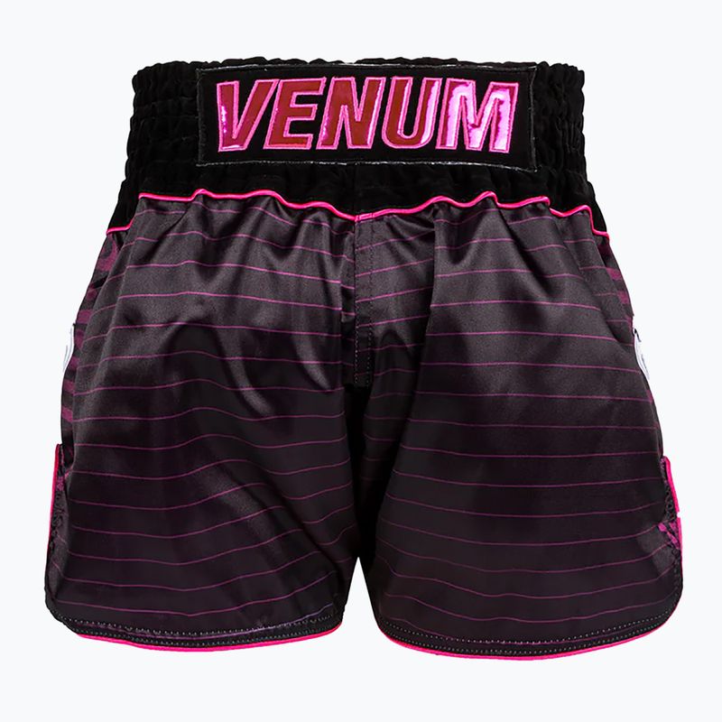 Шорти за тренировка Venum Attack Muay Thai black/pink 2