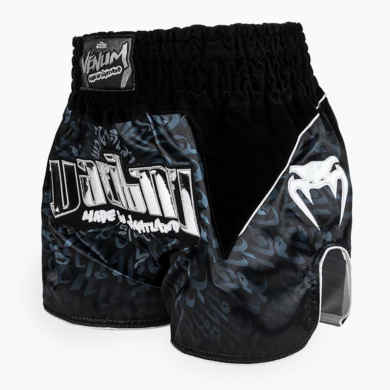 Шорти за тренировка Venum Attack Muay Thai black/silver 5