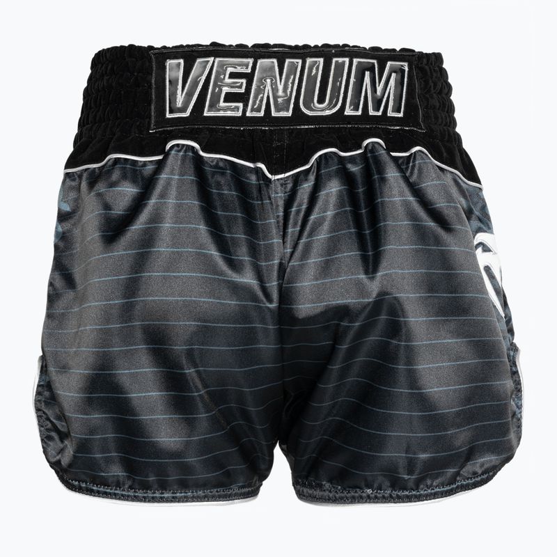 Шорти за тренировка Venum Attack Muay Thai black/silver 2