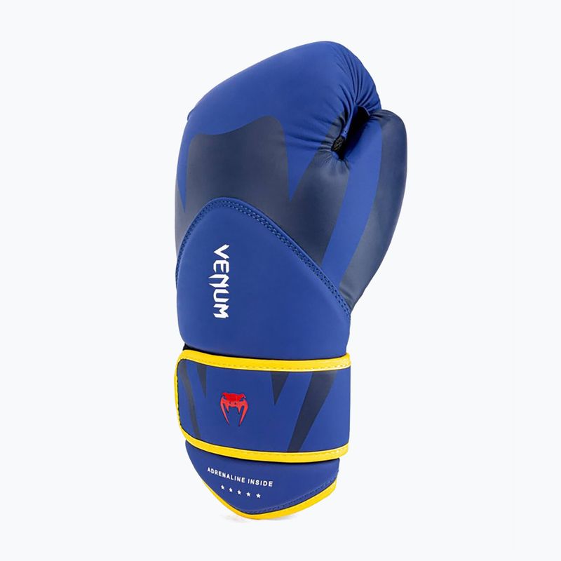 Мъжки боксови ръкавици Venum Challenger 4.0 blue/yellow 4