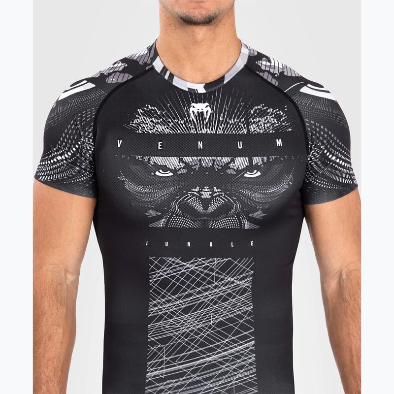 Мъжки рашгард Venum Gorilla Jungle Rashguard black/white 4