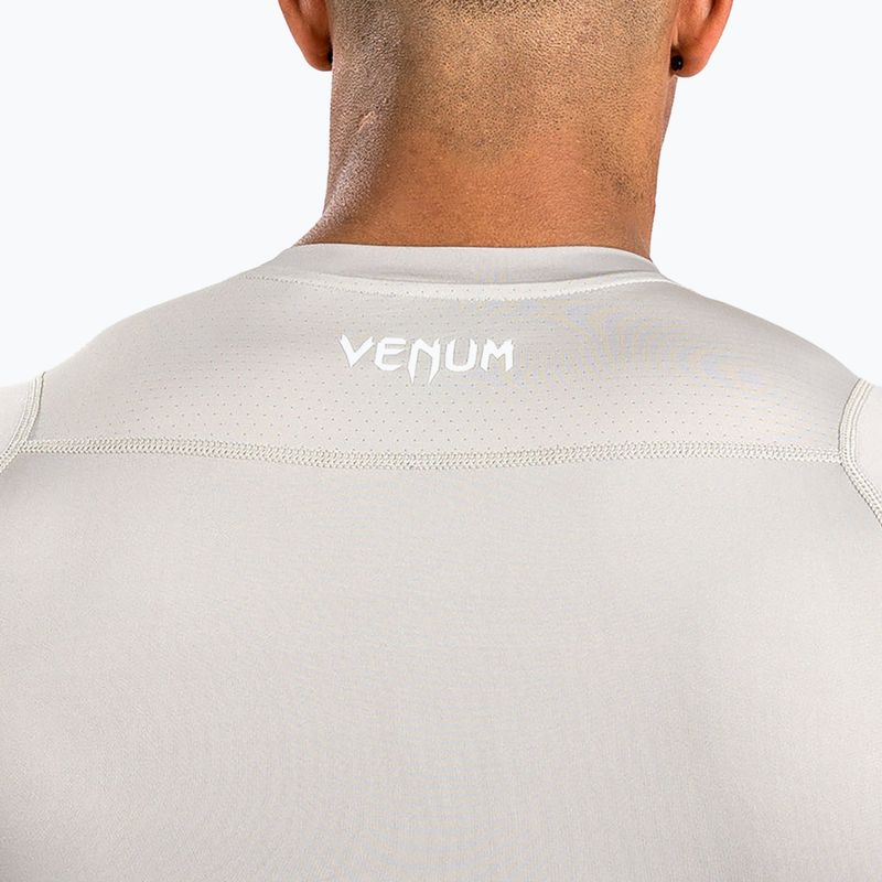 Мъжка тениска Venum Attack Rashguard beige 5