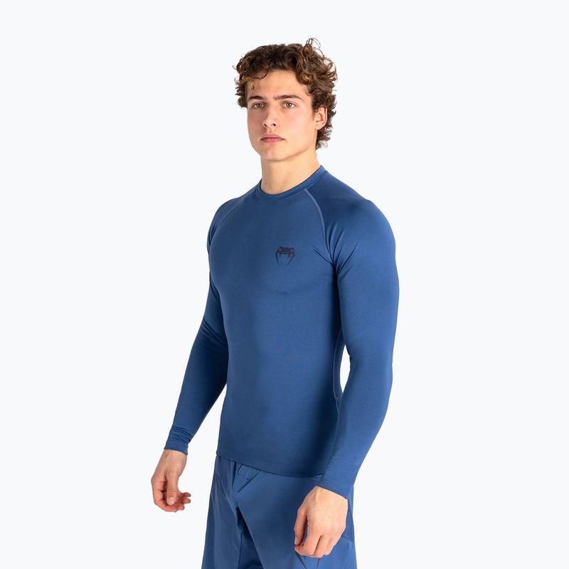 Мъжка тениска с дълъг ръкав Venum Contender Rashguard blue 2