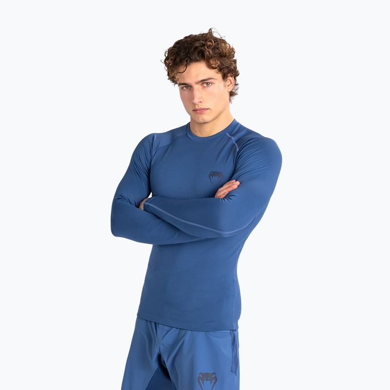 Мъжка тениска с дълъг ръкав Venum Contender Rashguard blue 4