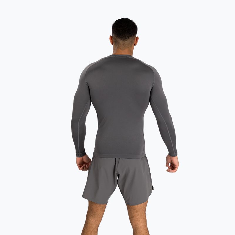 Мъжки рашгард с дълъг ръкав Venum Contender Rashguard grey 3