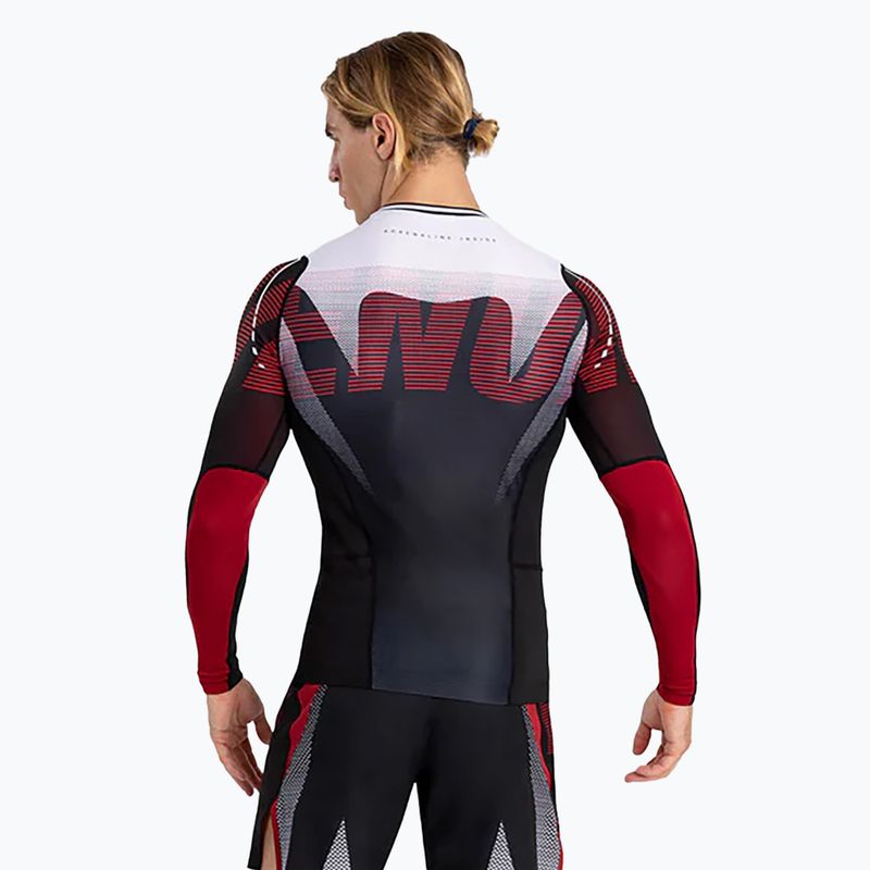 Мъжка блуза с дълъг ръкав Venum Adrenaline Rashguard black/red 3