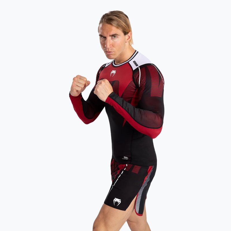 Мъжка блуза с дълъг ръкав Venum Adrenaline Rashguard black/red 5