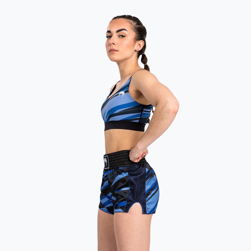Venum Abyss Muay Thai дамски шорти за тренировка shadow blue 4
