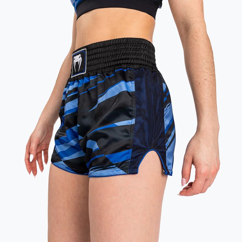 Venum Abyss Muay Thai дамски шорти за тренировка shadow blue 6