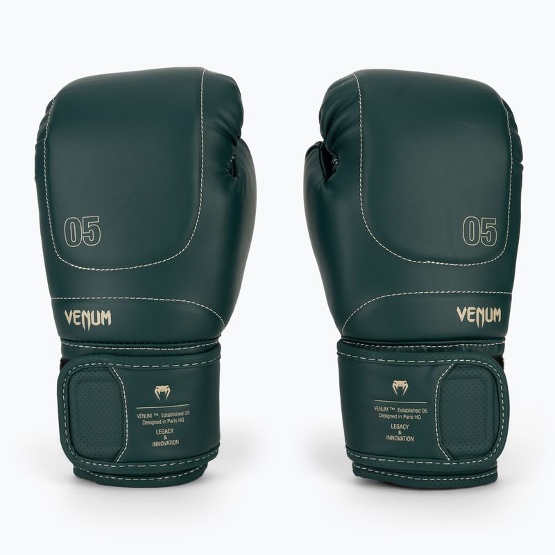 Мъжки боксови ръкавици Venum Impact Evo 16 OZ emerald green 2