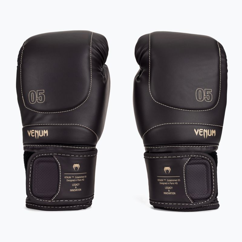 Мъжки боксови ръкавици Venum Impact Evo 14 OZ шоколад 2