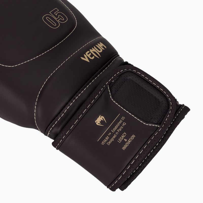 Мъжки боксови ръкавици Venum Impact Evo 14 OZ шоколад 6