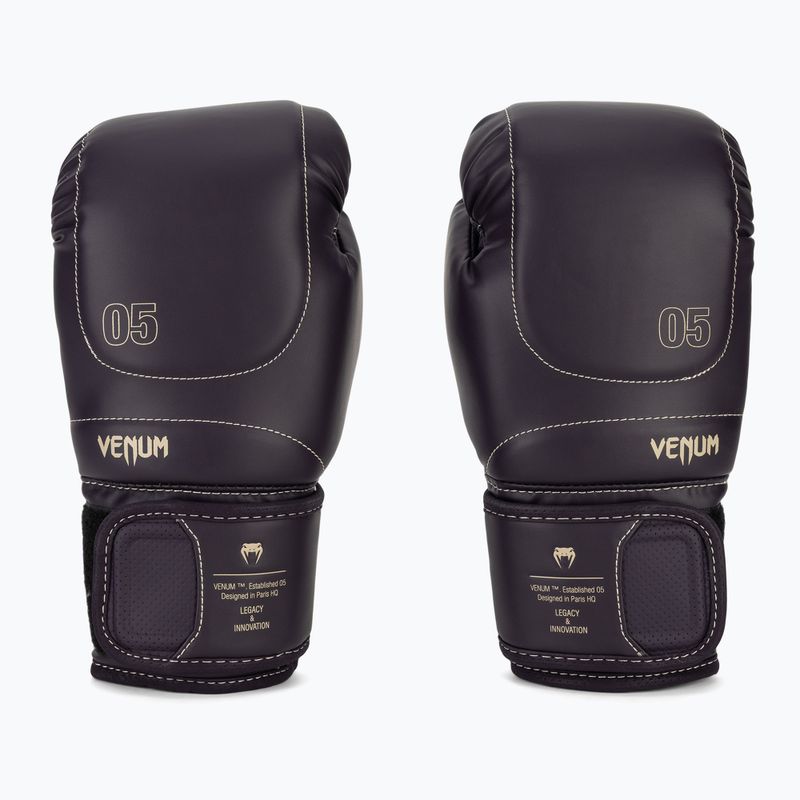 Мъжки боксови ръкавици Venum Impact Evo deep purple 2