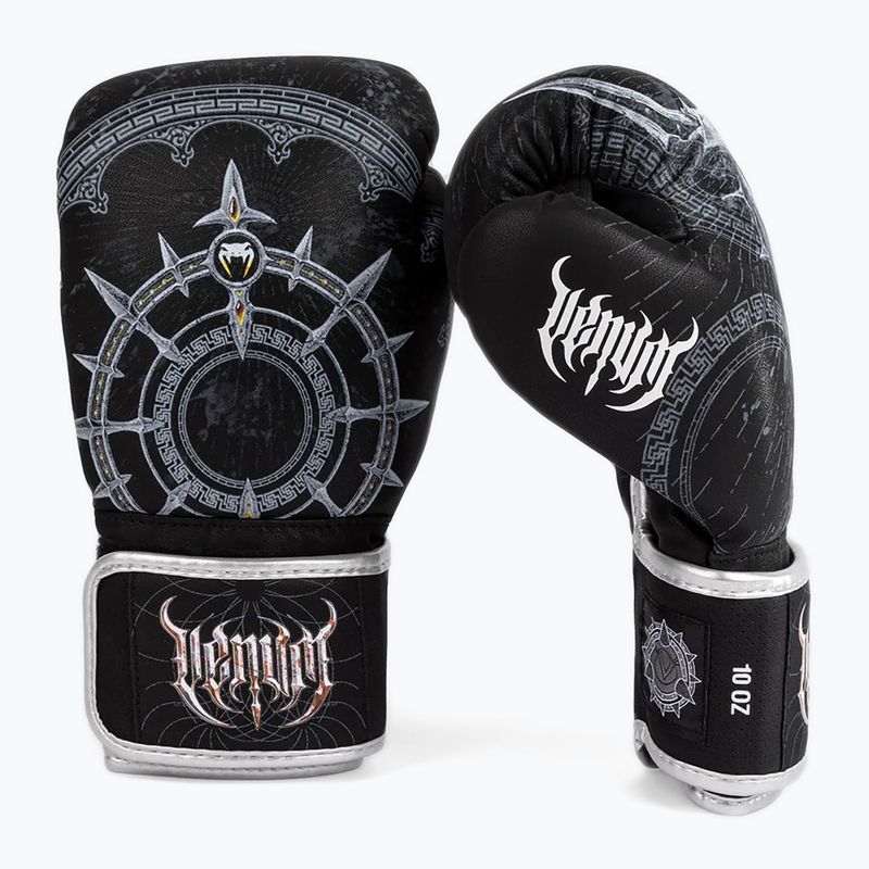 Боксови ръкавици Venum Gladiator 5.0 Boxing Gloves black/silver 2