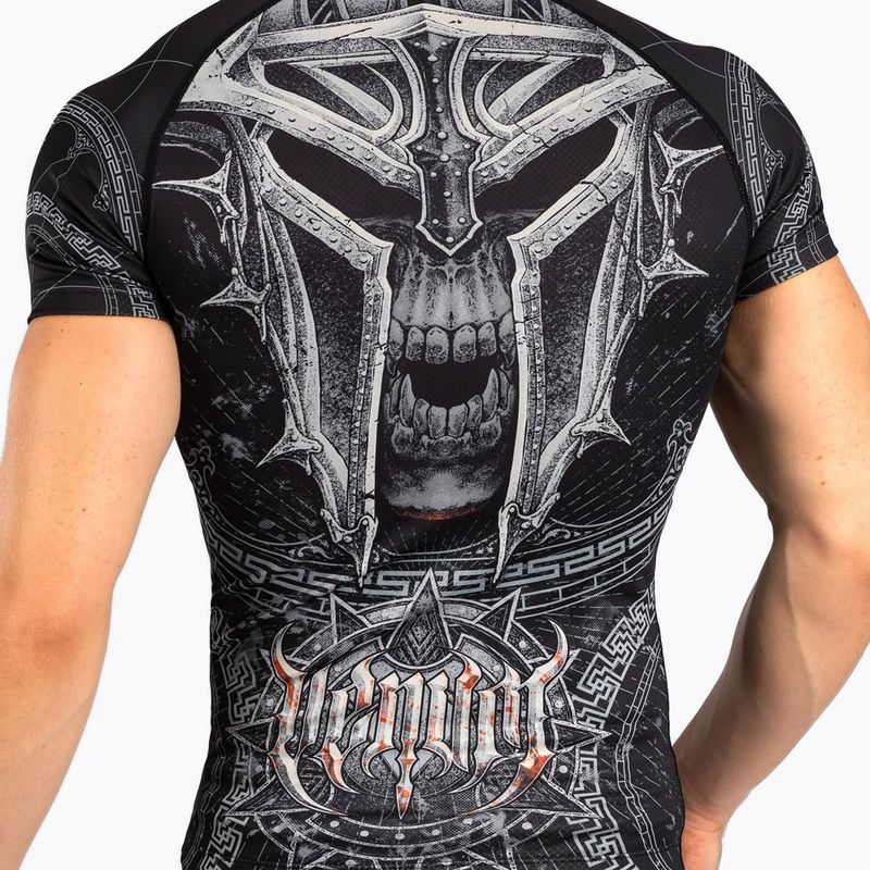 Мъжки рашгард Venum Gladiator 5.0 Men'S Short Sleeve Rashguard black/silver 5