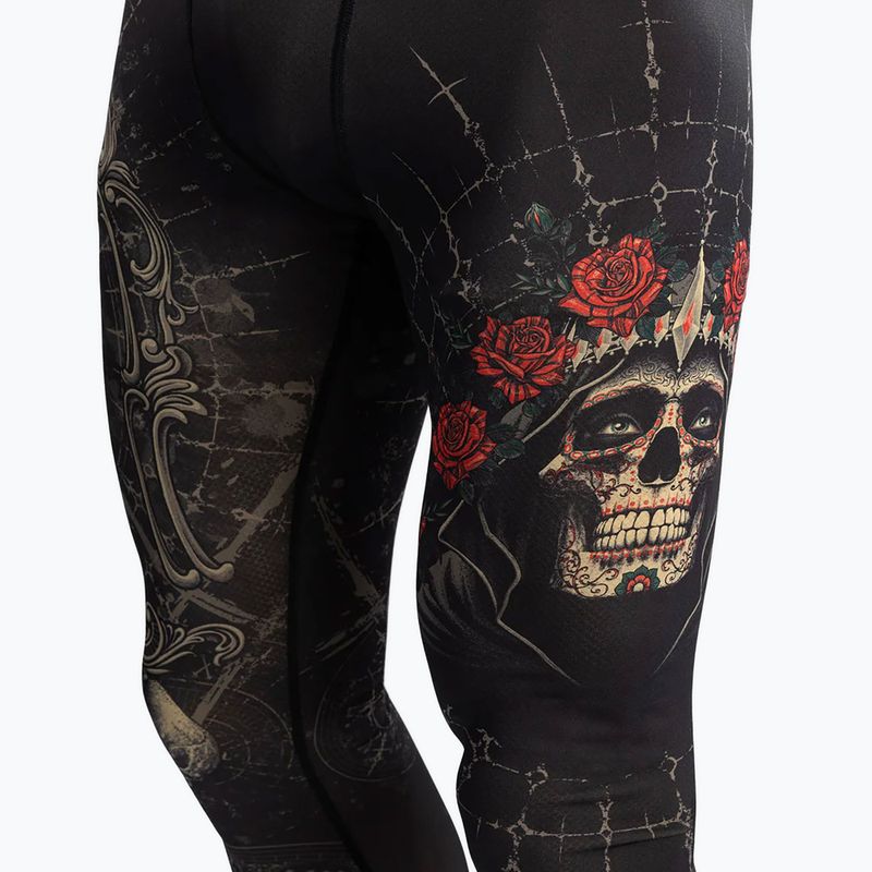 Venum Santa Muerte 5.0 Мъжки шпайкове deep black/gold training leggings 6