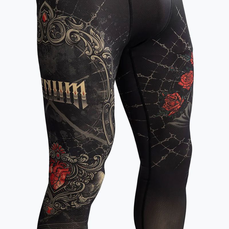 Venum Santa Muerte 5.0 Мъжки шпайкове deep black/gold training leggings 7