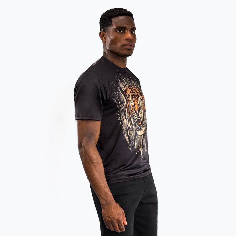 Мъжка тениска Venum Tiger Dry Tech black/neon orange 3