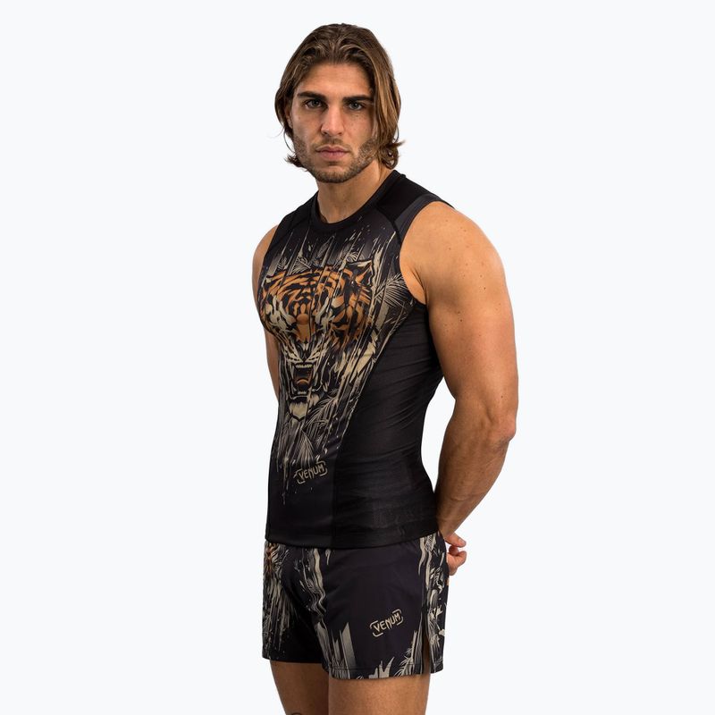 Мъжки рашгард Venum Tiger Men'S Sleeveless Rashguard black/neon orange 3