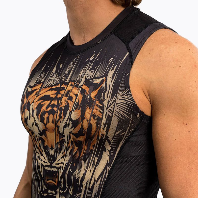 Мъжки рашгард Venum Tiger Men'S Sleeveless Rashguard black/neon orange 4