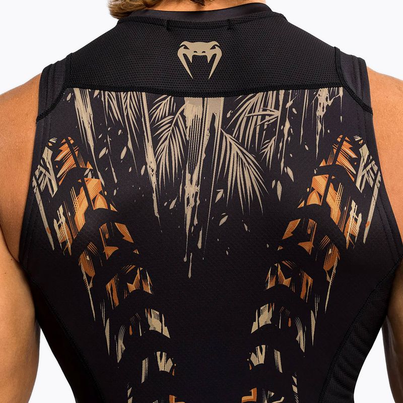 Мъжки рашгард Venum Tiger Men'S Sleeveless Rashguard black/neon orange 5