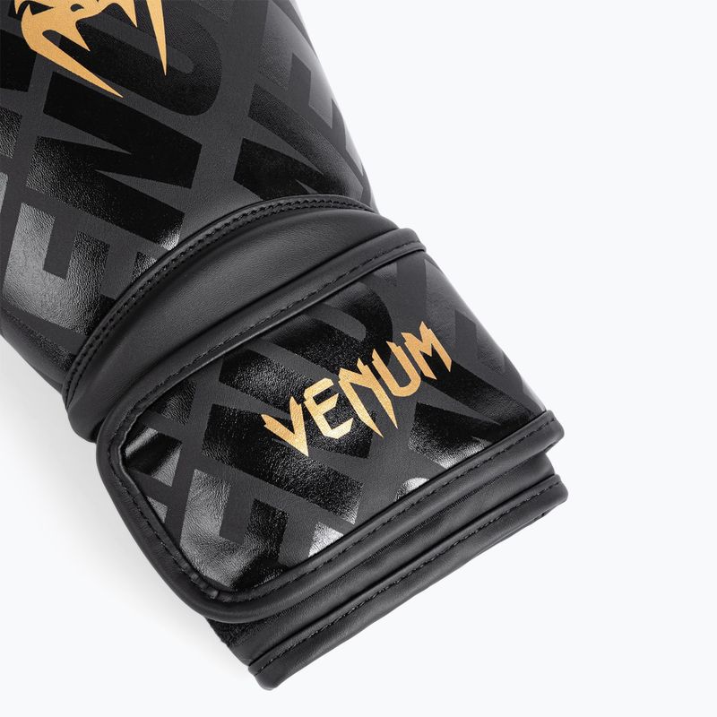 Venum Contender 1.5 XT Детски боксови ръкавици черни/златни 3