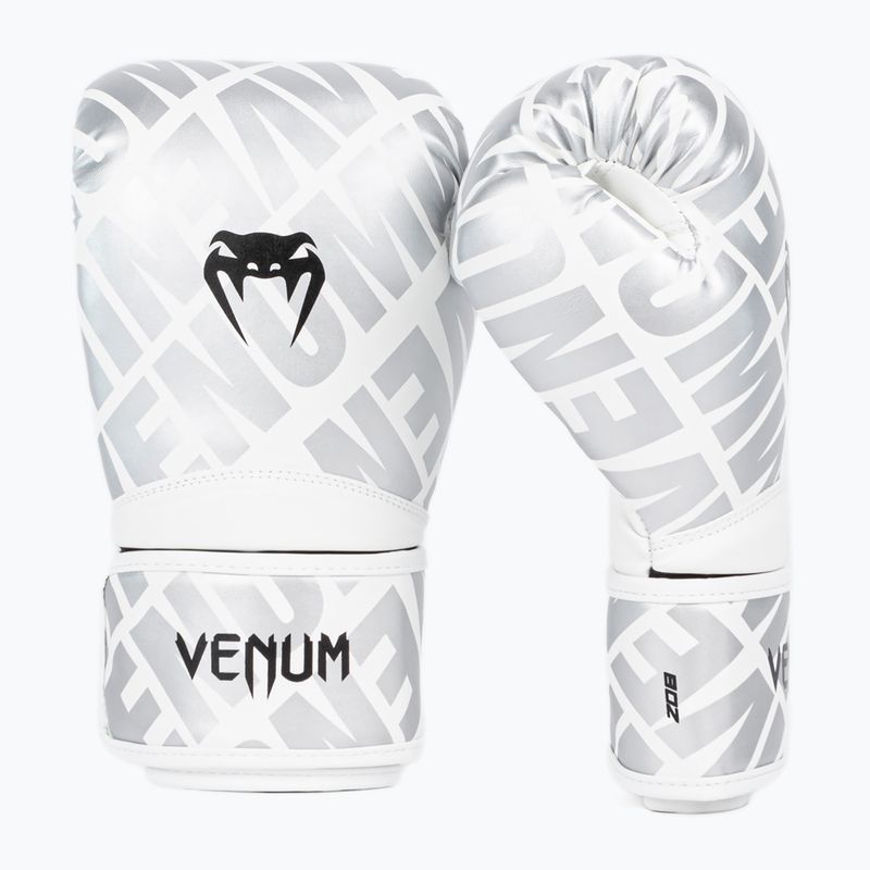 Venum Contender 1.5 XT Детски боксови ръкавици в бяло/сребристо 2