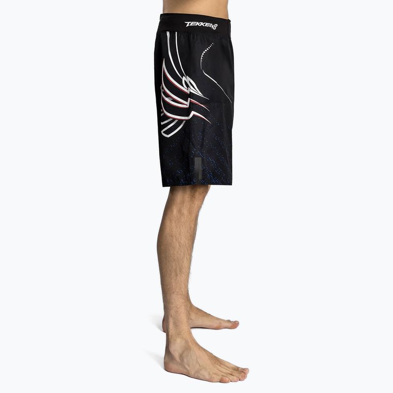 Мъжки шорти за тренировка Venum X Tekken 8 - Jin Kazama Fight Shorts blue/black/white 4
