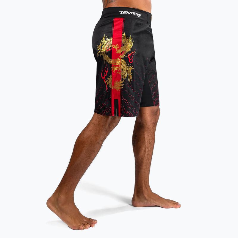 Мъжки шорти за тренировка Venum X Tekken 8 - Marshall Law Fight Shorts black/red/gold 4