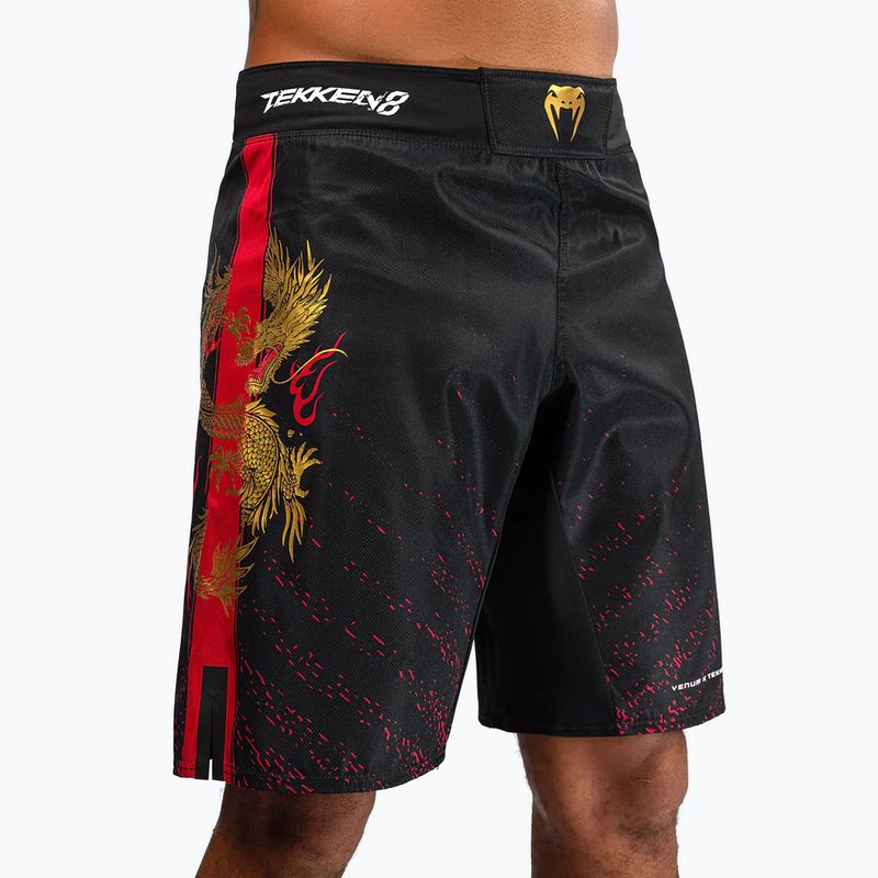 Мъжки шорти за тренировка Venum X Tekken 8 - Marshall Law Fight Shorts black/red/gold 5