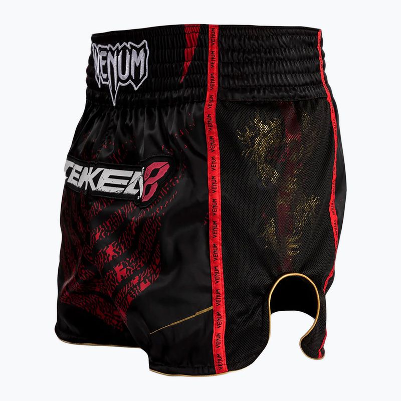 Мъжки шорти за тренировка Venum X Tekken 8 - Marshall Law Muay Thai Shorts black/red/gold 4