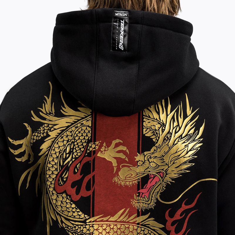 Мъжки суитшърт Venum X Tekken 8 - Marshall Law Hoodie black/red/gold 7