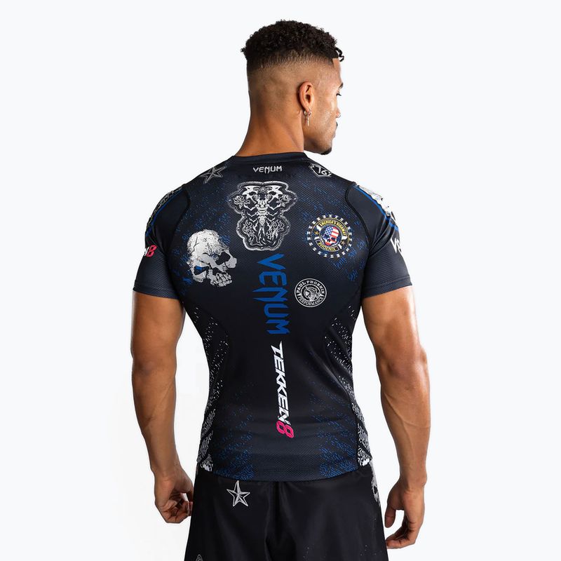 Мъжки рашгард Venum X Tekken 8 - Paul Phoenix Rashguard black/blue 3