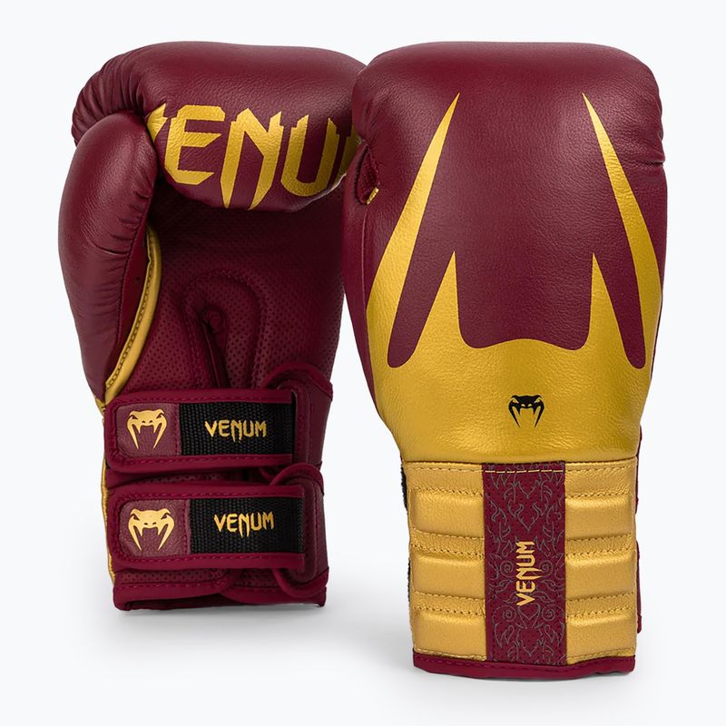 Боксови ръкавици Venum Reverso red/gold 2
