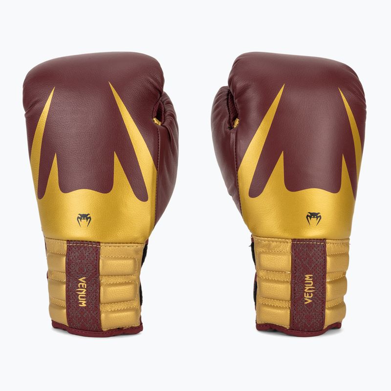Боксови ръкавици Venum Reverso red/gold 2