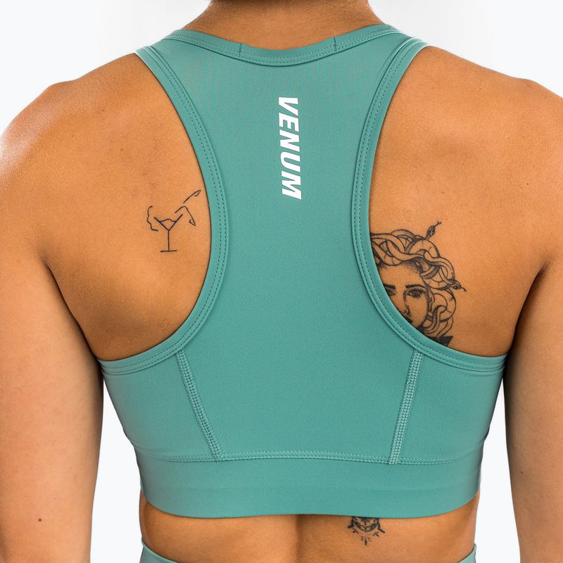 Спортен сутиен Venum Essential Medium Impact Sport aqua green 6