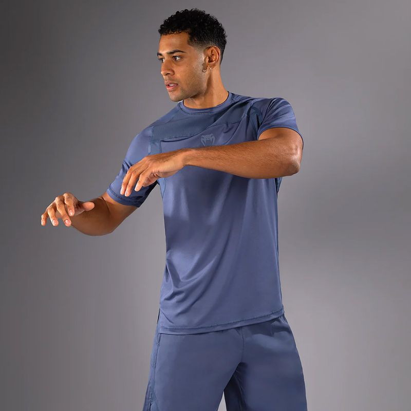 Мъжка тениска Venum G-Fit Air Dry Tech мъгливо синьо 4