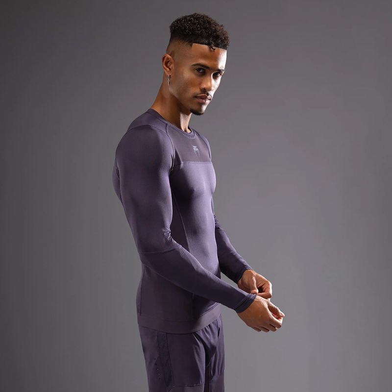 Мъжки предпазни средства Venum G-Fit Air Rashguards с дълъг ръкав deep purple 3