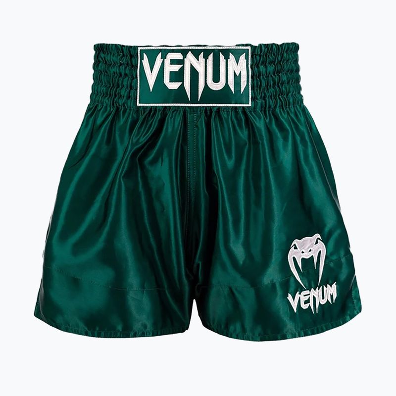 Venum Classic Muay Thai дълбоко горско зелено мъжки шорти за тренировка