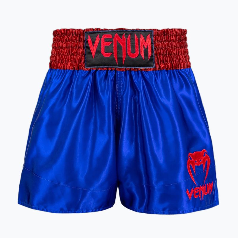 Мъжки шорти за тренировка по муай тай Venum Classic, тъмносини/червени
