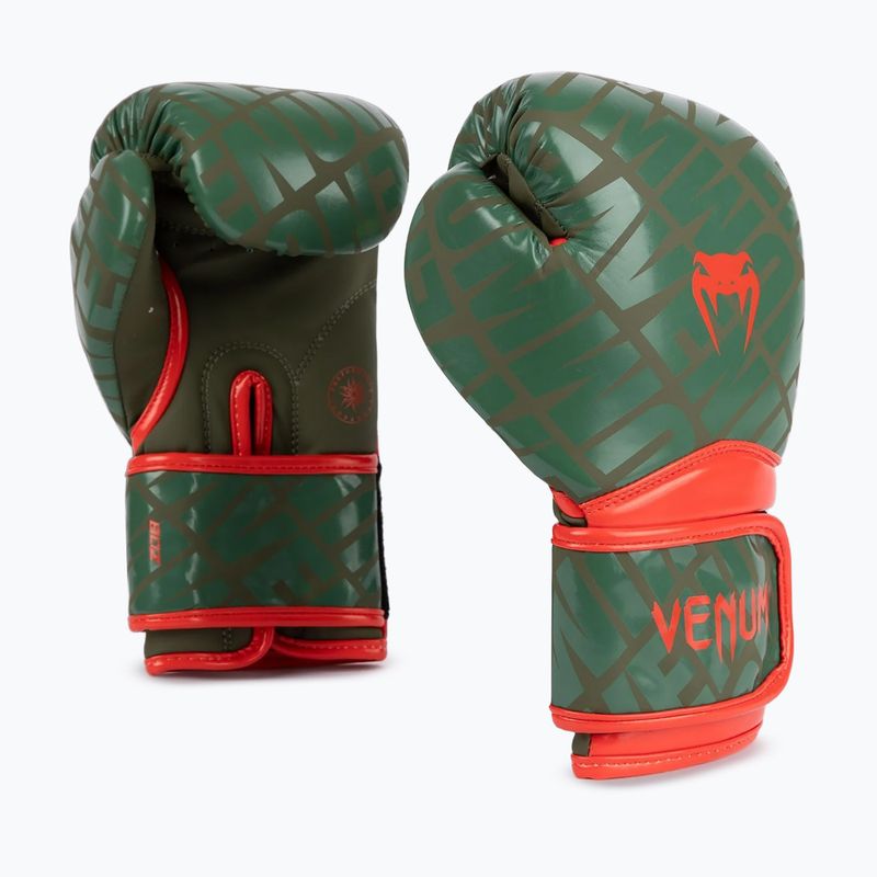Детски боксови ръкавици Venum Contender 1.5 XT Kids army green 2