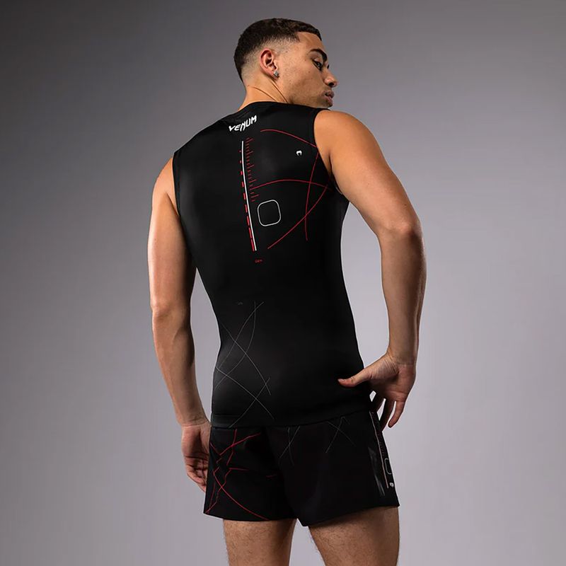 Мъжка тренировъчна тениска Venum Tactical XT 05522 Rashguards black/fire red 2